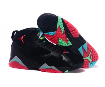 Wholesale Cheap Air Jordan 7 barcelona nights Shoes Black/Red-Blue-Green