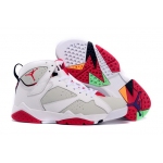 Wholesale Cheap Air Jordan 7 hare Shoes White/Grey-Infrared