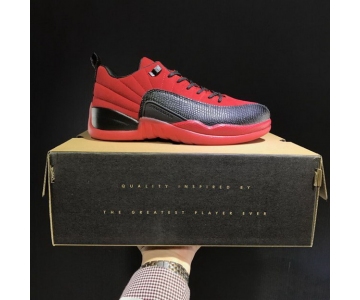 Wholesale Cheap Air Jordan 12 Low Shoes Bull Red/Black