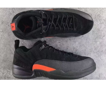 Wholesale Cheap Air Jordan 12 Max Orange Low Black/orange