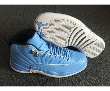 Wholesale Cheap Air Jordan 12 Retro Shoes UNC Blue/White