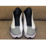 Wholesale Cheap Air Jordan 13 Barons Shoes Barons White/Black-Wolf Grey