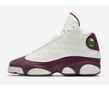 Wholesale Cheap Air Jordan 13 Bordeaux White/Deep Red