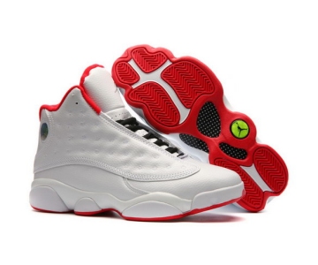 Wholesale Cheap Air Jordan 13 History Of Flight White/Red