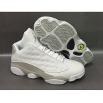 Wholesale Cheap Air Jordan 13 Low White Cat White/Metallic Silver