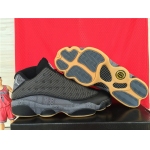 Wholesale Cheap Air Jordan 13 QUAI 54 Low Shoes Black/Khaki