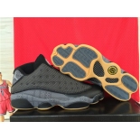 Wholesale Cheap Air Jordan 13 QUAI 54 Low Shoes Black/Khaki