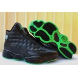 Wholesale Cheap Air Jordan 13 Retro Altitudes Black/Neon Green