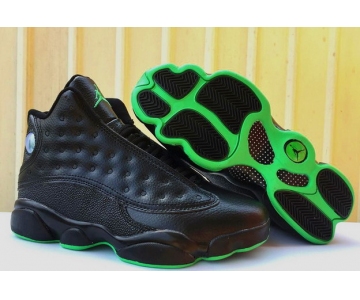 Wholesale Cheap Air Jordan 13 Retro Altitudes Black/Neon Green