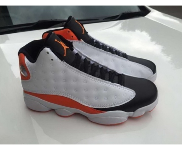 Wholesale Cheap Air Jordan 13 Retro Dunk White/black-orange