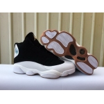 Wholesale Cheap Air Jordan 13 Retro Gum Soles Black/White-Gum