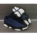 Wholesale Cheap Air Jordan 13 Retro Low Shoes Brave Blue/Black-White