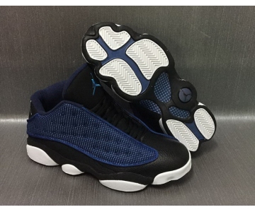 Wholesale Cheap Air Jordan 13 Retro Low Shoes Brave Blue/Black-White