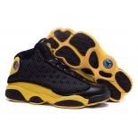 Wholesale Cheap Air Jordan 13 Retro Shoes Black/yellow