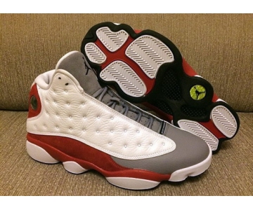 Wholesale Cheap Air Jordan 13 Retro Shoes Grey/toe-black-white