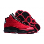 Wholesale Cheap Air Jordan 13 Wool Red/Black