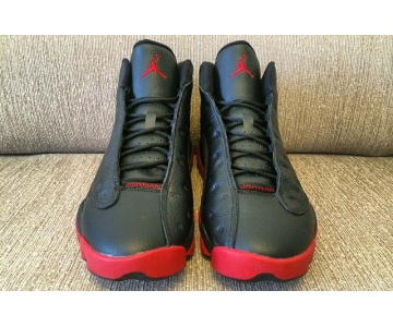 Wholesale Cheap Air Jordan 13 dirty bred Shoes Black/red