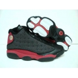 Wholesale Cheap Air jordan 13 Retro Shoes Black/Wine red