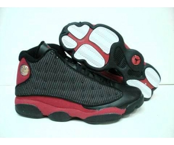 Wholesale Cheap Air jordan 13 Retro Shoes Black/Wine red