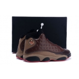 Wholesale Cheap Air jordan 13 Retro Shoes Coffee/brown