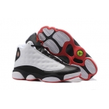 Wholesale Cheap Air jordan 13 Retro Shoes White/Black