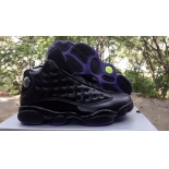 Wholesale Cheap Air jordan 13 Retro Size 9 Shoes Black/Purple