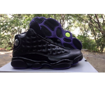 Wholesale Cheap Air jordan 13 Retro Size 9 Shoes Black/Purple