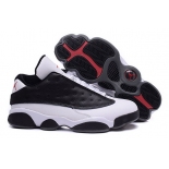 Wholesale Cheap Cheap Air Jordan 13 Shoes Black/white-gray-red