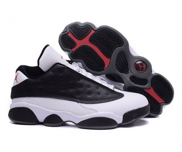 Wholesale Cheap Cheap Air Jordan 13 Shoes Black/white-gray-red