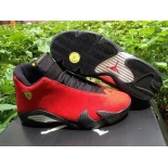 Wholesale Cheap Air Jordan 14 Ferrari Shoes Fusion Red/black-yellow