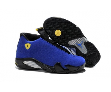 Wholesale Cheap Air Jordan 14 Laney True Blue/black