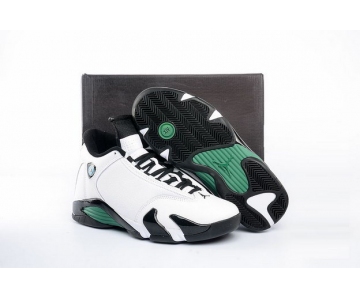 Wholesale Cheap Air Jordan 14 Oxidized Green White/black-green