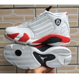 Wholesale Cheap Air Jordan 14 Retro Candy cane White/red-black