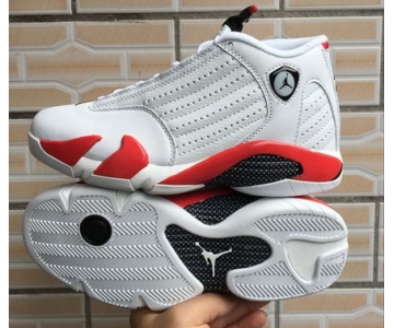 Wholesale Cheap Air Jordan 14 Retro Candy cane White/red-black