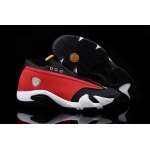 Wholesale Cheap Air Jordan 14 Retro Low Shoes Red/black-white