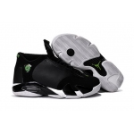 Wholesale Cheap Air Jordan 14 Retro Shoes Black/White-Green