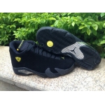 Wholesale Cheap Jordan 14 Ferrari Shoes Black/yellow