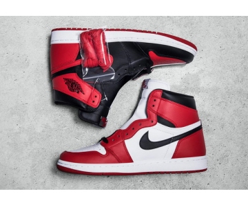 Wholesale Cheap Air Jordan 1 High OG Homage To Home Varsity red/black-White