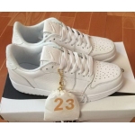 Wholesale Cheap Air Jordan 1 Low Swooshless White