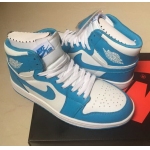 Wholesale Cheap Air Jordan 1 North Carolina Blue/white