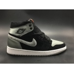 Wholesale Cheap Air Jordan 1 Retro High Aleali May Silver/Black-White