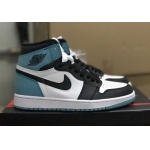 Wholesale Cheap Air Jordan 1 Retro High Shoes Aqua/Black-White