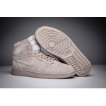 Wholesale Cheap Air Jordan 1 Retro Shoes Beige/Grey