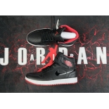 Wholesale Cheap Air Jordan 1 Retro Shoes Black/White-Red