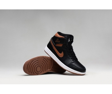 Wholesale Cheap Air Jordan 1 Retro Shoes Black/bronze