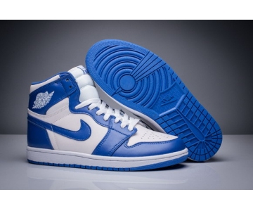 Wholesale Cheap Air Jordan 1 Retro Shoes Blue White