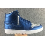 Wholesale Cheap Air Jordan 1 Retro Shoes Copper blue/white