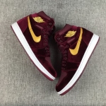 Wholesale Cheap Air Jordan 1 Retro Shoes Red/Gold-White