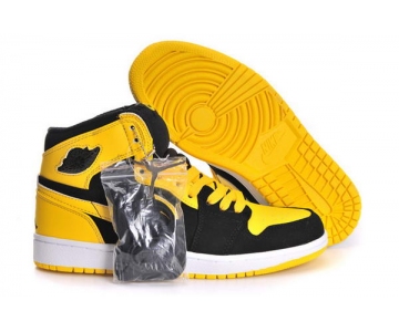 Wholesale Cheap Air Jordan 1 Retro Shoes Yellow/Black