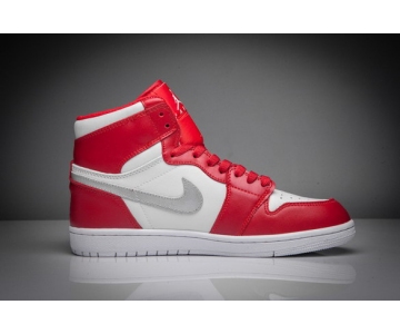 Wholesale Cheap Air Jordan 1 Silver Medal Red/White-Silver